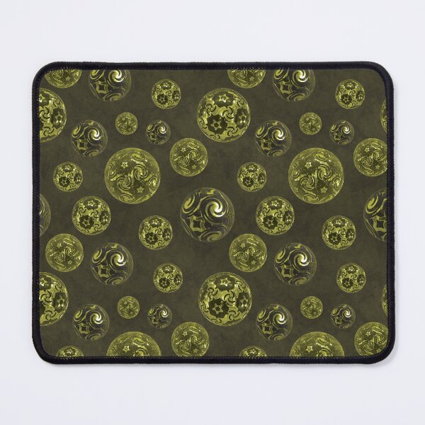 Item preview, Golden Yellow Magickal Baubles on Mottled Paper designed and sold by James-Cole.