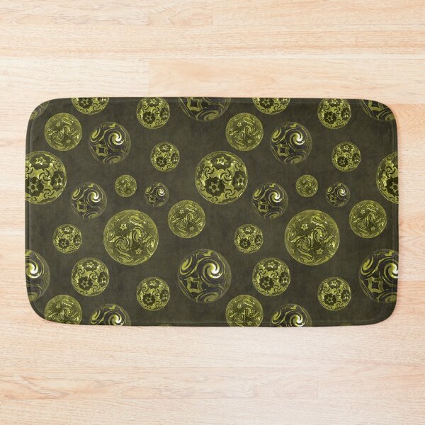 Item preview, Golden Yellow Magickal Baubles on Mottled Paper designed and sold by James-Cole.