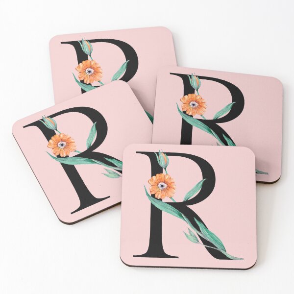 Item preview, Floral Letter R designed and sold by pugmom4.