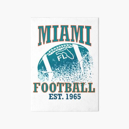 Miami Dolphins  Art Board Print for Sale by Owolale