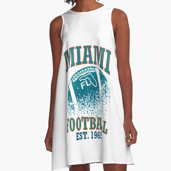 MIAMI FOOTBALL Vintage A-Line Dress for Sale by Poloy