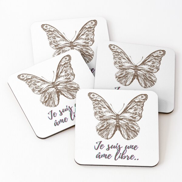 Item preview, I am a free soul- popular french words quotes theme gifts (brown) designed and sold by RebelliousRosee.