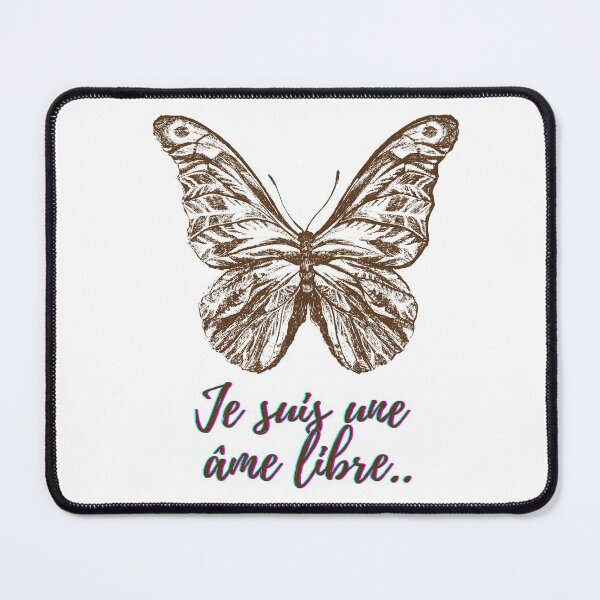 Item preview, I am a free soul- popular french words quotes theme gifts (brown) designed and sold by RebelliousRosee.