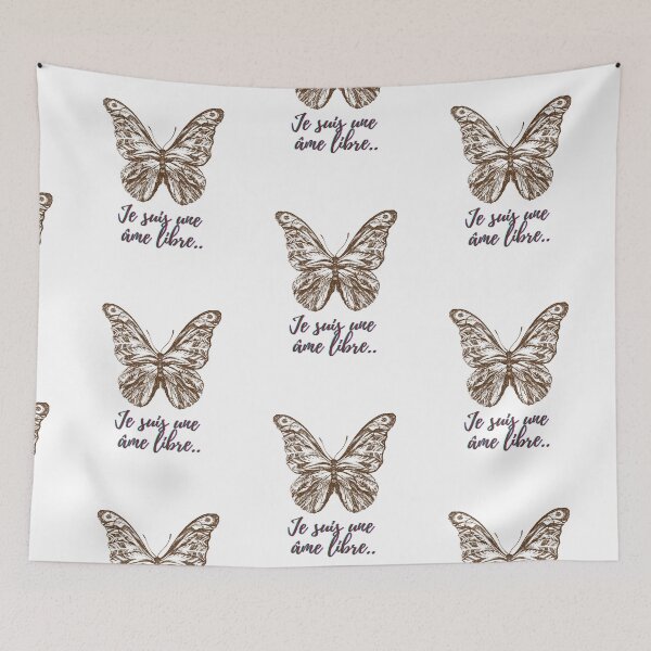 Item preview, I am a free soul- popular french words quotes theme gifts (brown) designed and sold by RebelliousRosee.