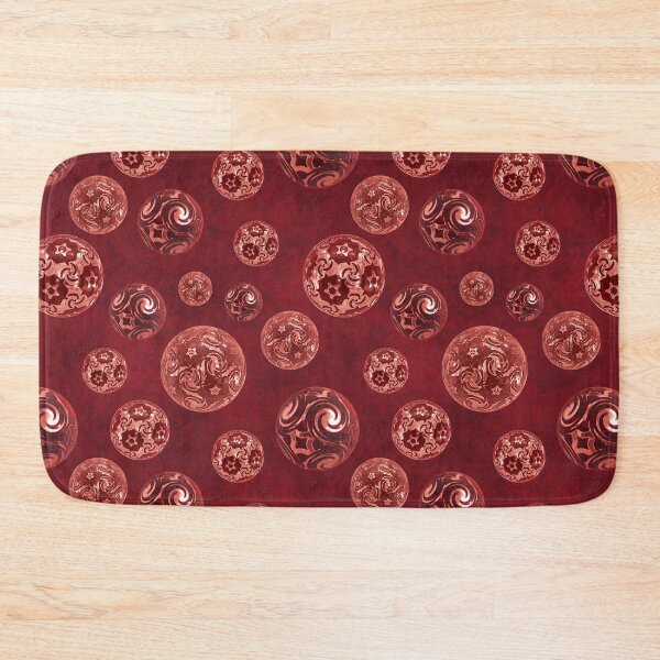 Item preview, Red Magickal Baubles on Mottled Paper designed and sold by James-Cole.