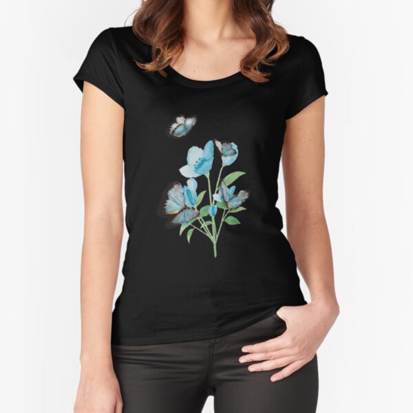 Item preview, Butterfly Kisses Black Background designed and sold by AlisonJessup.