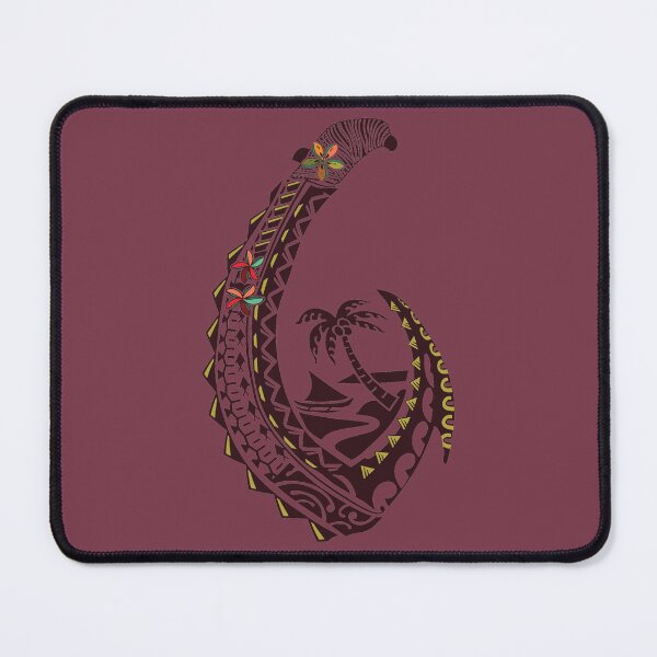 Item preview, Samoan Tribal Hook With Tiare designed and sold by sunnthreads.