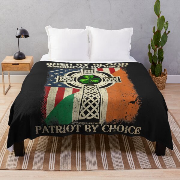 Item preview, Irish By Blood American By Birth Patriot By Choice designed and sold by AnitaJGreenspan.