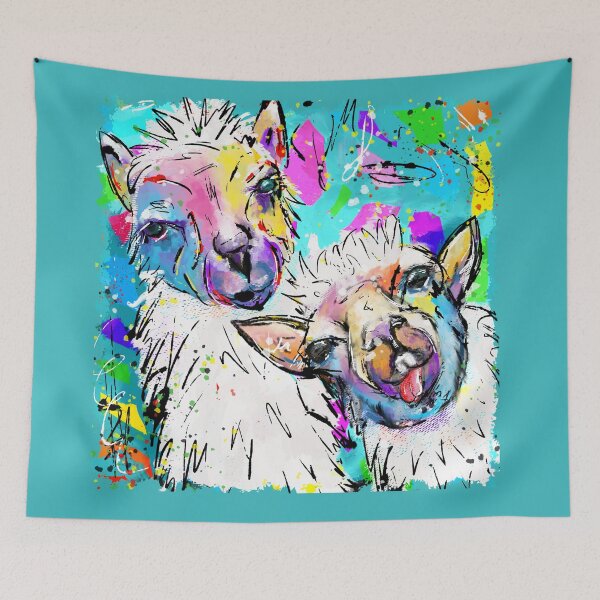 Item preview, Happy Llamas designed and sold by Kazartcreations.