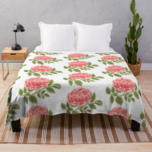 Item preview, Red Rose Flower and Leaf Branch designed and sold by artflorara.