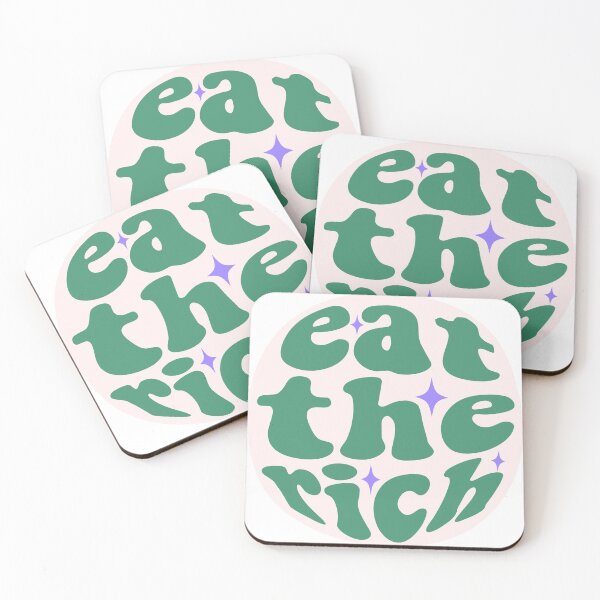 Item preview, EAT THE RICH - green designed and sold by alicecunha.