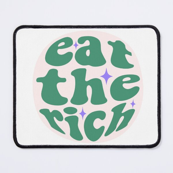 Item preview, EAT THE RICH - green designed and sold by alicecunha.