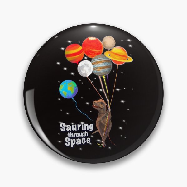 Item preview, Funny Baby T-Rex Dinosaur Space Balloon Planets designed and sold by FileStyle.
