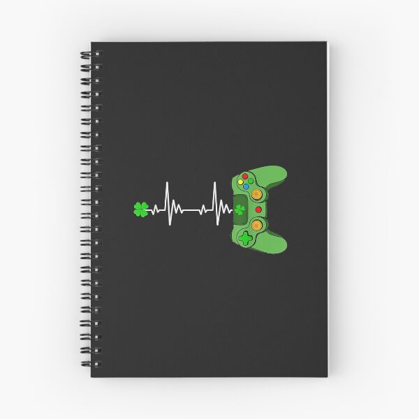 Item preview, Irish Gamer Heartbeat Funny Luckiest Gamer Men Boys Kids designed and sold by AnitaJGreenspan.