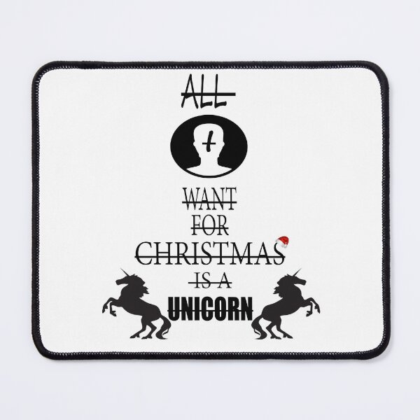 Item preview, all i want for Christmas is a unicorn designed and sold by RandiArts.