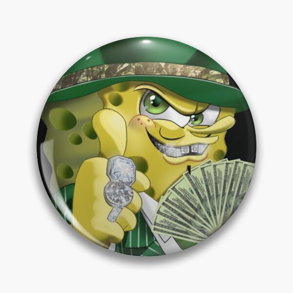 Item preview, Funny Movie Gangster Spongebob Meme Shirt designed and sold by margarettil63.