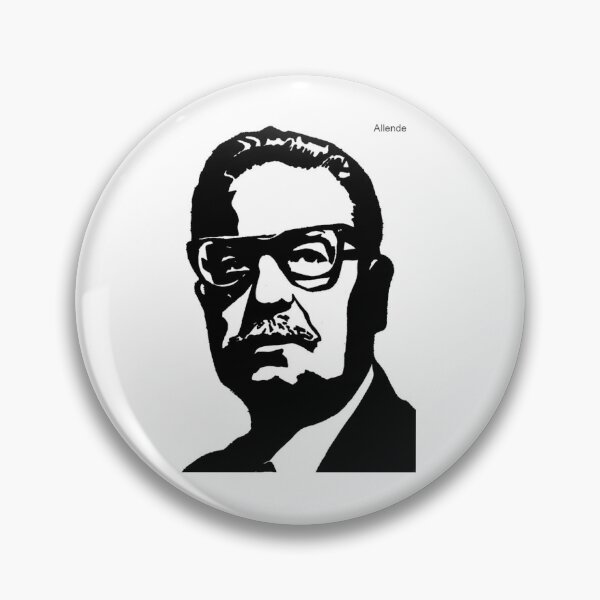 Item preview, salvador allende silhouette drawing. designed and sold by cheechlaroo13.