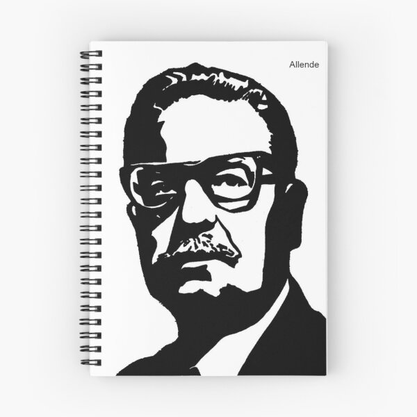 Item preview, salvador allende silhouette drawing. designed and sold by cheechlaroo13.