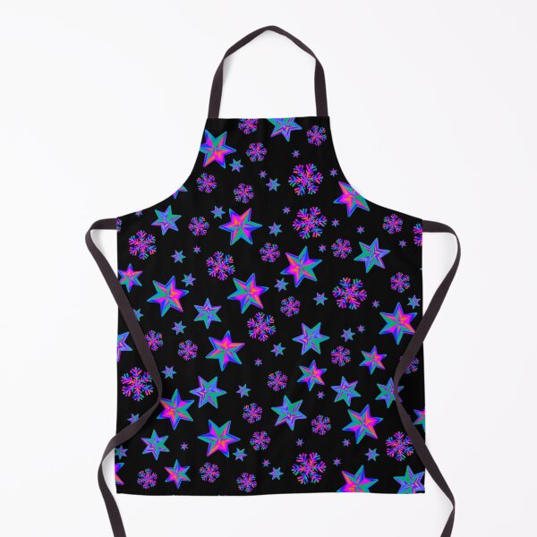 Item preview, Stars & Snowflakes IRIDESCENT Pattern: Pink, Purple & Aqua designed and sold by PawsitiveMum.