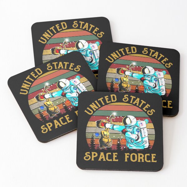 Item preview, Funny United States Space Force Punch The Alien Retro Vintage designed and sold by margarettil63.