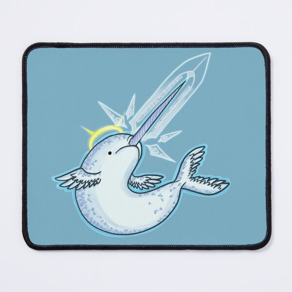 Item preview, Sea Angels: Holy Sword Narwhal designed and sold by KetrinaDrawsALot.