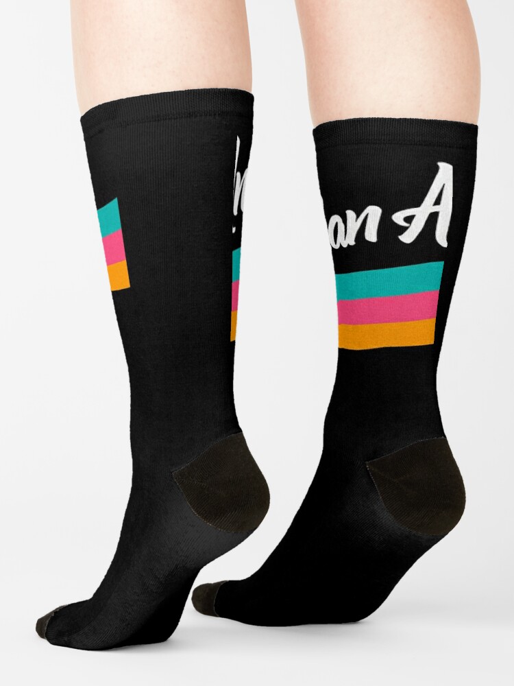 San Antonio Spurs Fiesta City Jersey 2020-21 Classic Socks cute socks  Women's socks Men's sock custom socks
