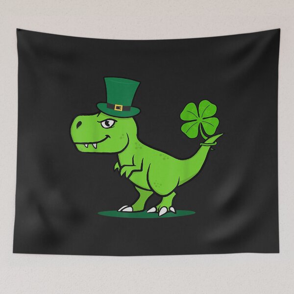 Item preview, Kid's Dinosaur Hat Clover Shamrock St. Patrick Day designed and sold by AnitaJGreenspan.