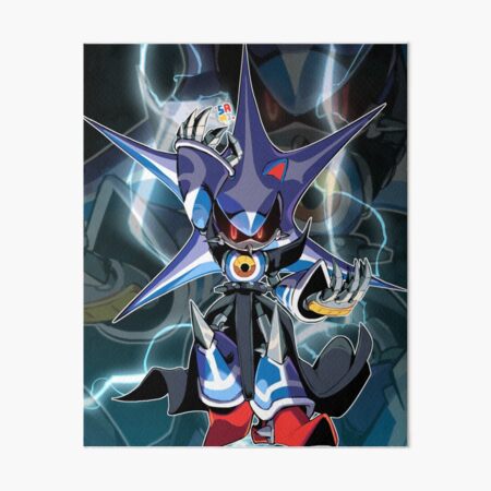 neo metal sonic art Art Board Print for Sale by danielroy4