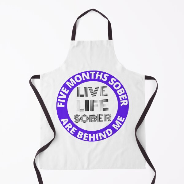 Item preview, Five Months Sober Are Behind Me Live Life Sober Alcoholics Recovery Sticker designed and sold by RGRamsey.
