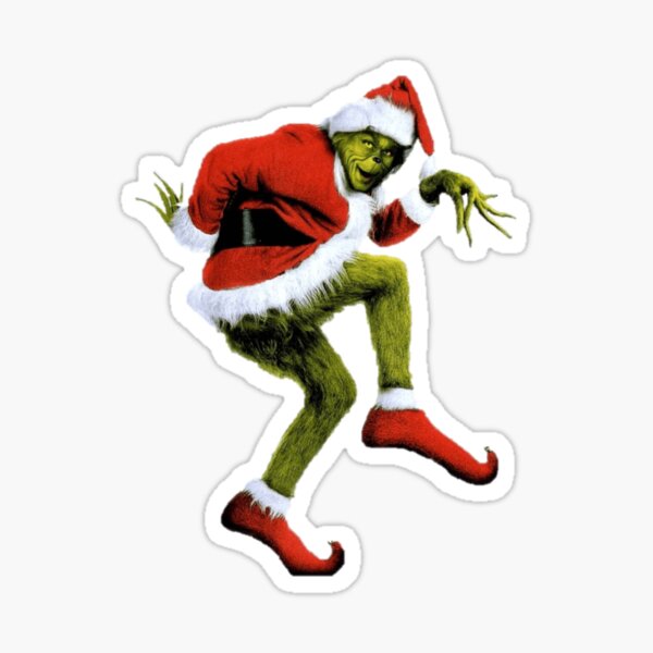 The Grinch - Animal Crossing #Ensemble Accessories Sticker