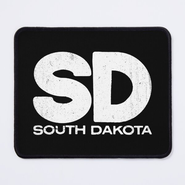 Item preview, SD South Dakota Vintage State Typography designed and sold by Creatively Torn.