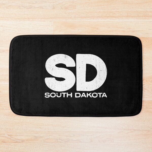 Item preview, SD South Dakota Vintage State Typography designed and sold by Creatively Torn.