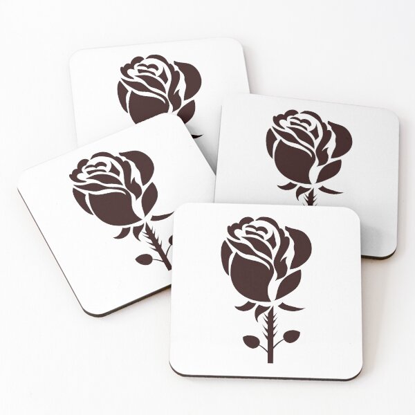 Item preview, rose decorative silhouettes | black roase  designed and sold by KARTICK DUTTA.