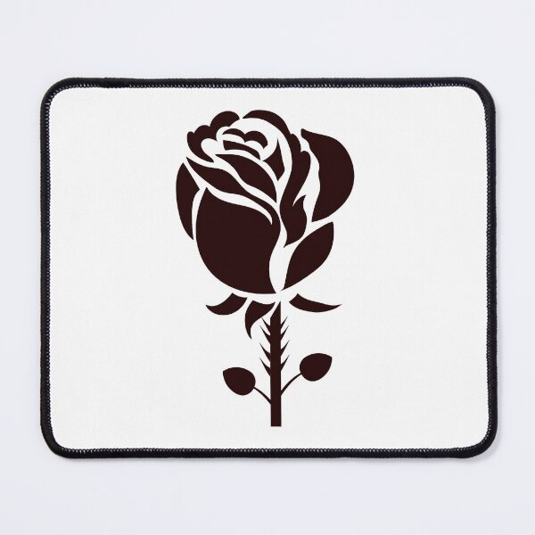 Item preview, rose decorative silhouettes | black roase  designed and sold by KARTICK DUTTA.