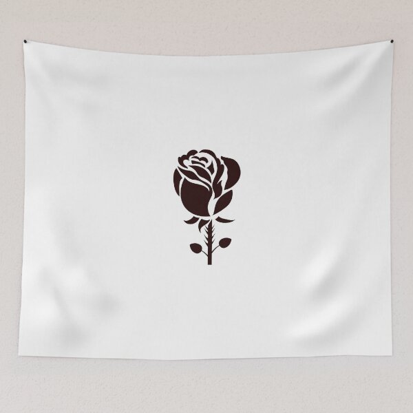 Item preview, rose decorative silhouettes | black roase  designed and sold by KARTICK DUTTA.