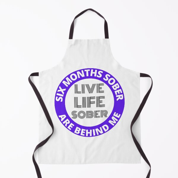 Item preview, Six Months Sober Are Behind Me Live Life Sober Alcoholics Recovery Sticker designed and sold by RGRamsey.