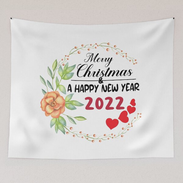 Item preview, Christmas Greeting Card - Merry Christmas & A Happy New Year 2022 designed and sold by DitaNadiaStore.