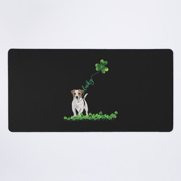 Item preview, Lucky Jack Russell Dog Clover Shamrock St Patrick Day designed and sold by AnitaJGreenspan.