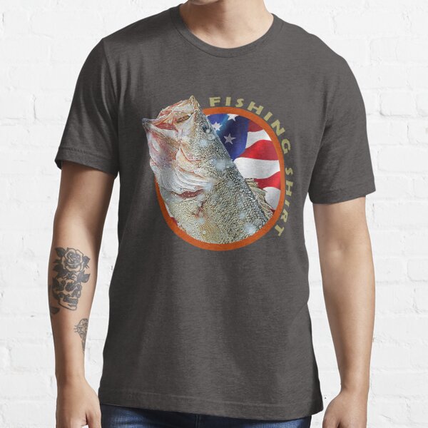Fishing Bass Shirt Essential T-Shirt for Sale by LovelyMoi