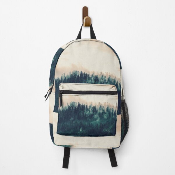 Item preview, Misty Winter Pine Tree Forest Landscape designed and sold by Simi2020.