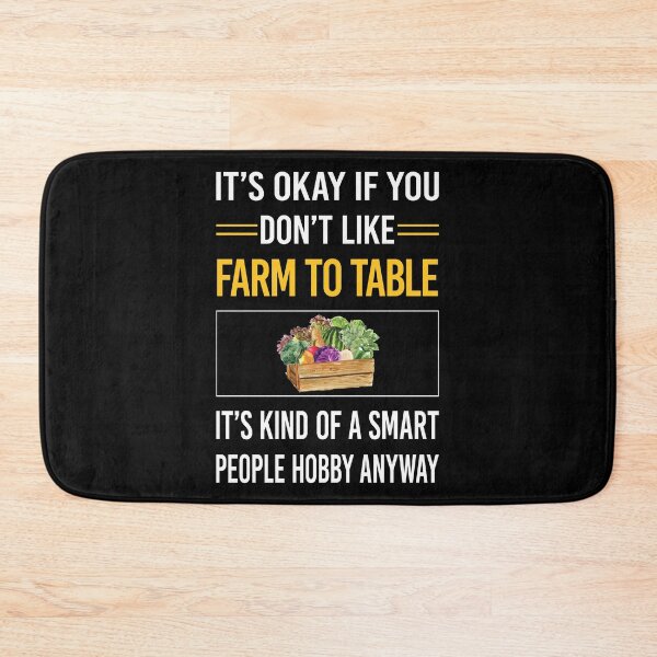 Item preview, Funny Smart People Farm To Table designed and sold by fatherbarliman.