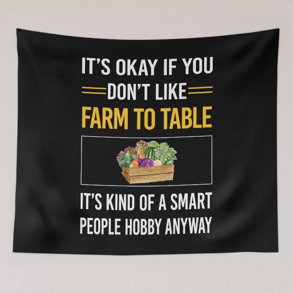 Item preview, Funny Smart People Farm To Table designed and sold by fatherbarliman.