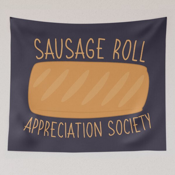Item preview, Sausage Roll Appreciation Society Yellow designed and sold by cashewdays.
