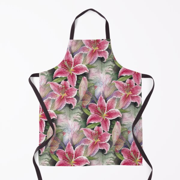 Item preview, Pretty Lilies pattern  designed and sold by Oirabot.