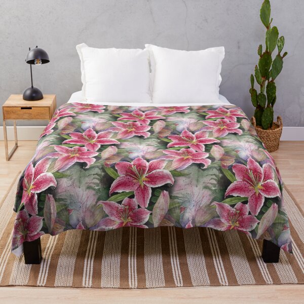 Item preview, Pretty Lilies pattern  designed and sold by Oirabot.