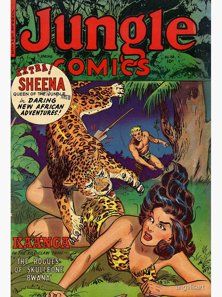 Jungle Comics Kaanga and Sheena Retro