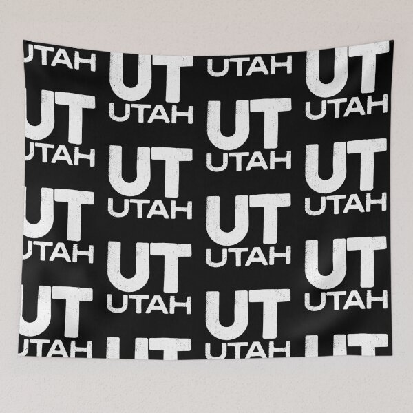Item preview, UT Utah Vintage State Typography designed and sold by Creatively Torn.