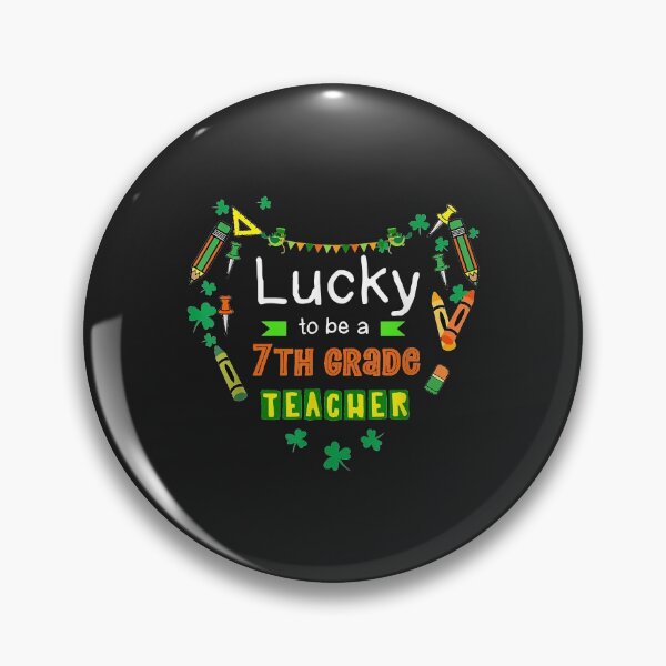 Item preview, Lucky To Be A 7th Grade Teacher St Patrick's Day For Kids designed and sold by AnitaJGreenspan.