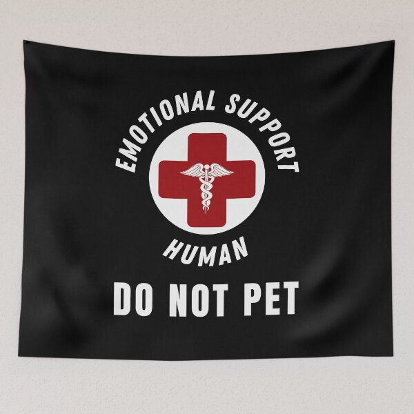 Item preview, Emotional Support Human Do Not Pet - Ideal Gift for dog lovers - Service Dog Love Humor designed and sold by StarByAsem.