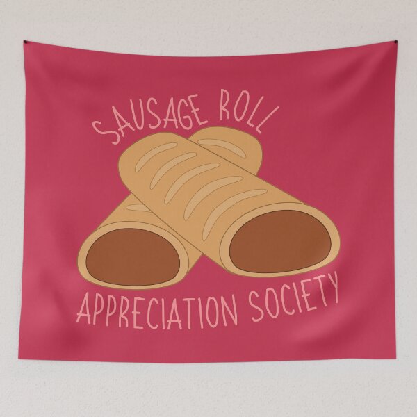 Item preview, Sausage Roll Appreciation Society Pink designed and sold by cashewdays.